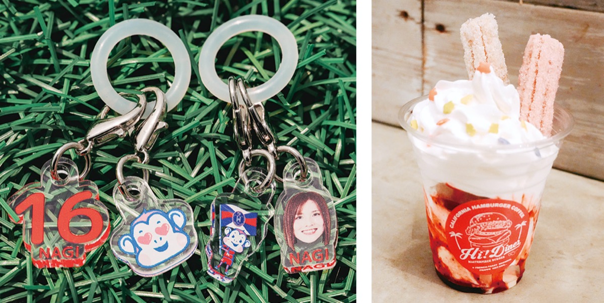 選手が考えを練りに練ったグッズやスタグルメニューは当日限定販売