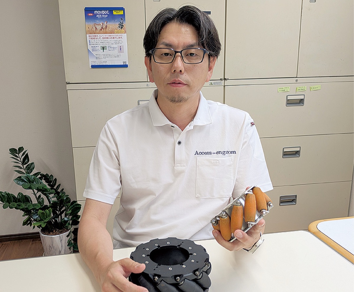 開発の思いを話す中村社長