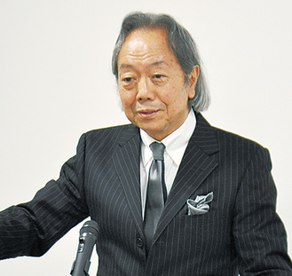 当日登壇する元外交官の松本氏（昨年11月時のセミナー）