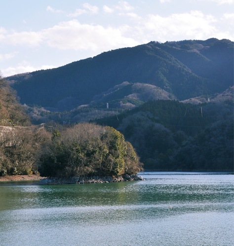現在の丸山（相模湖公園より臨む）