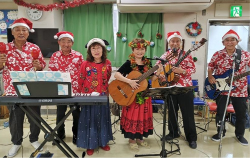 中島昌夫とブルーエース（ソレイユさがみ提供）