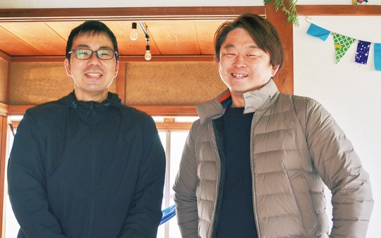 タネノバ管理者の首藤さん（左）と、モノリスの横山さん