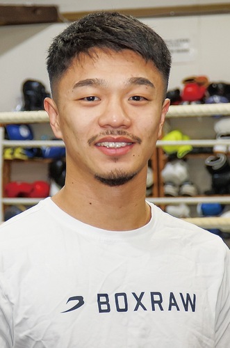 昨年12月、本紙のインタビューに答えた中谷選手