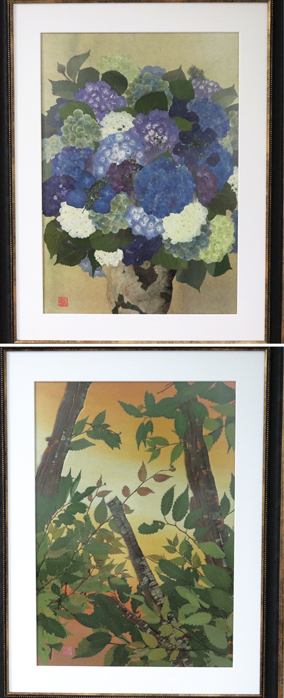 中野在住荒井さん 押し花絵画を寄贈 相模原協働病院に さがみはら緑区 タウンニュース