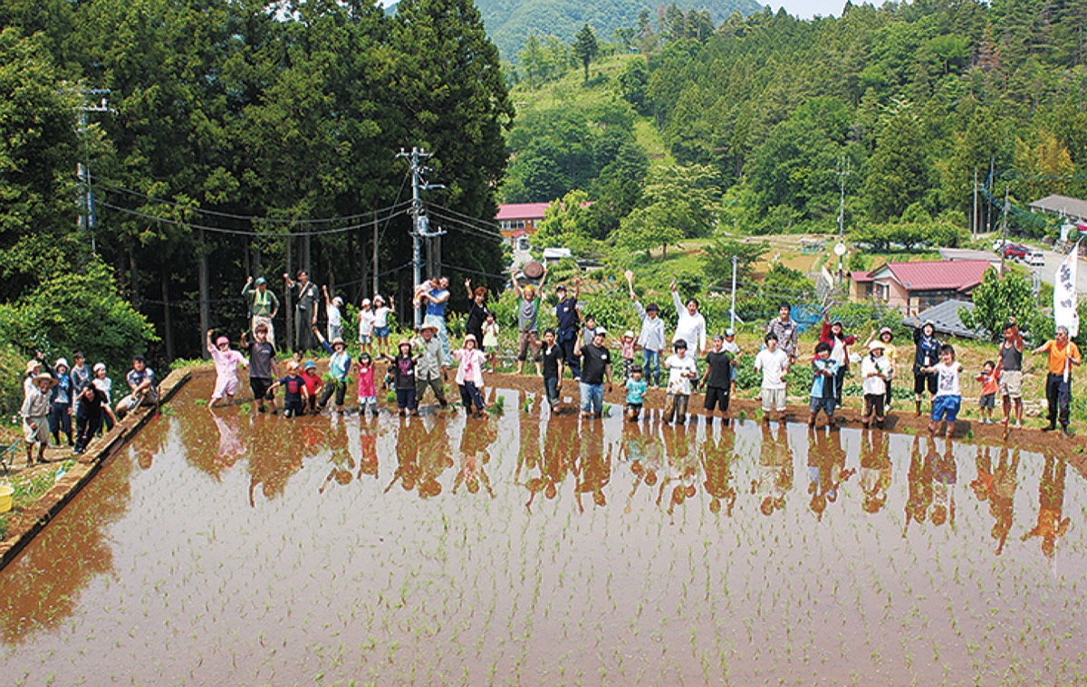 水質が自慢の青根の田園