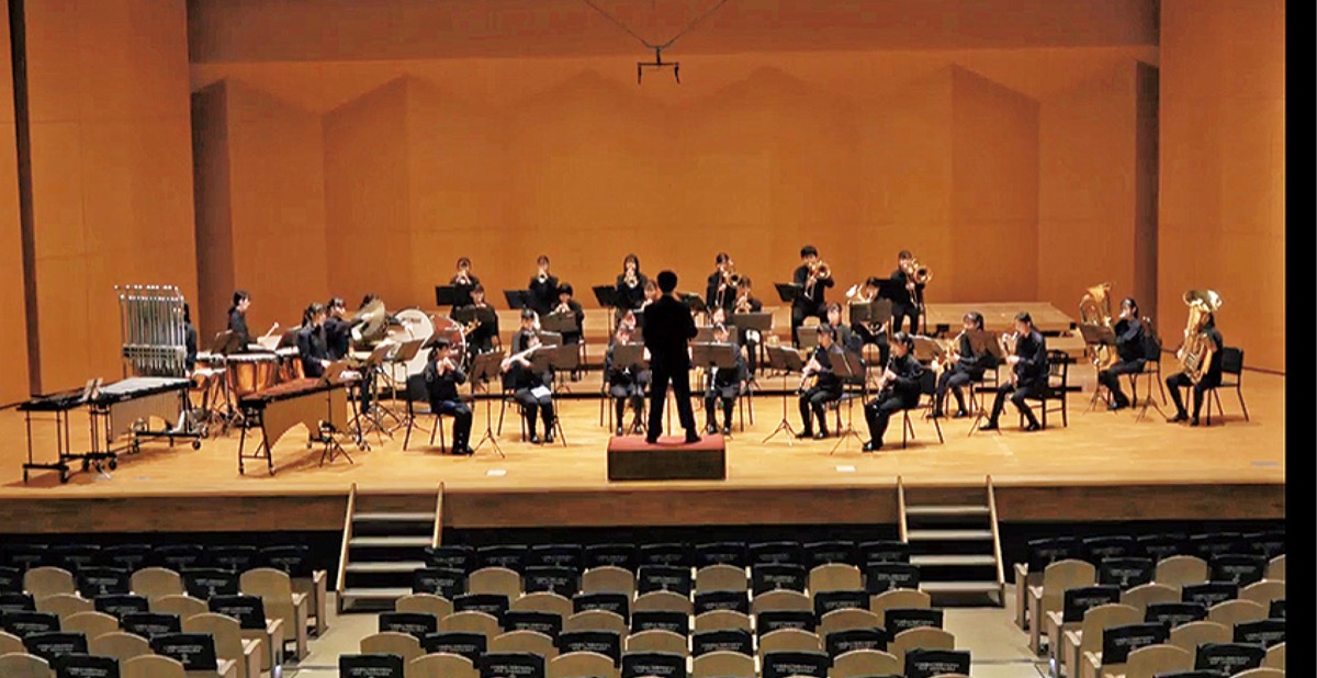 7月に行ったホール練習の様子