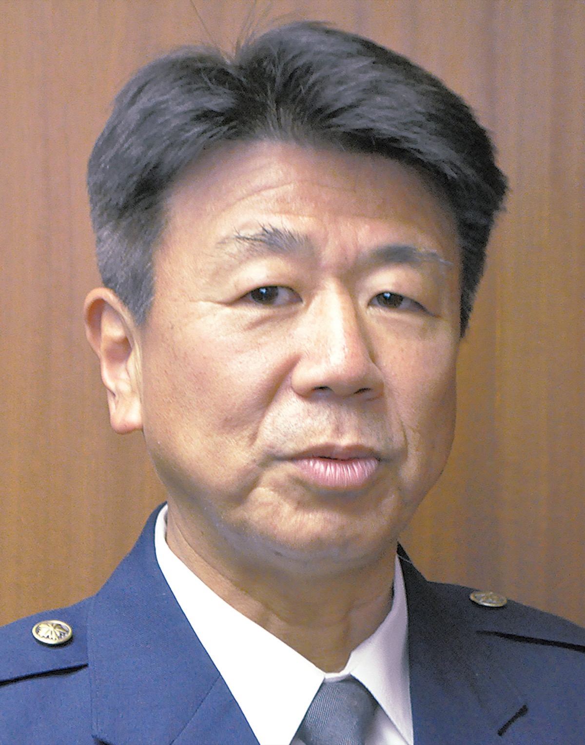 このほど第89代津久井警察署長に就任した 蛭田 正志さん 城山在住 59歳