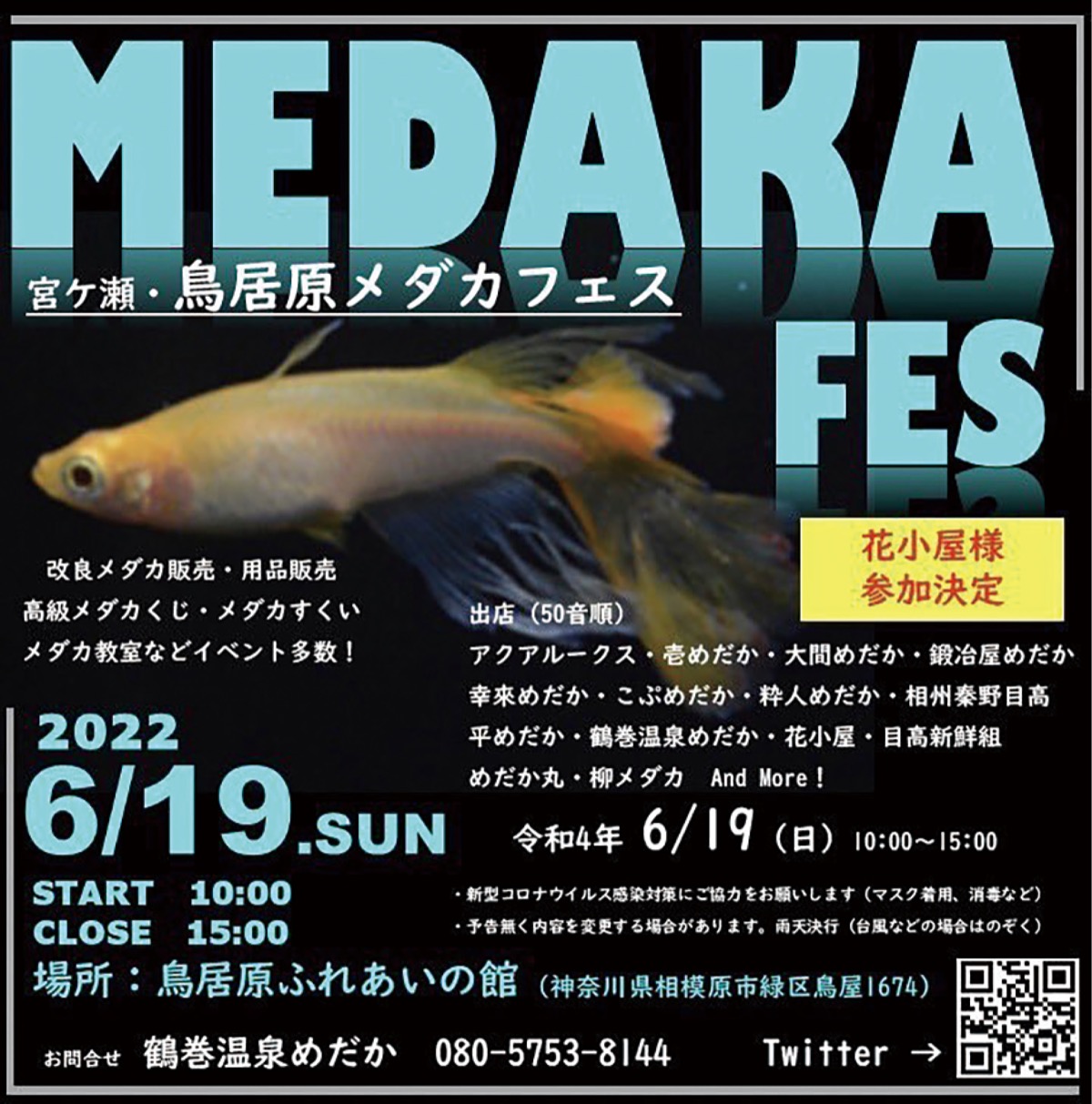 宮ケ瀬で「メダカフェス」 6月19日 鳥居原ふれあいの館 | さがみはら