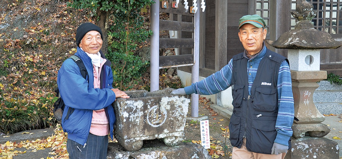 案内してくれた保坂さん（左）と小池さん