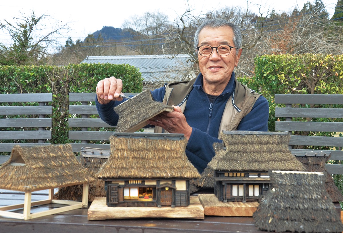 榎本行雄さん（寸沢嵐在住） 古民家好きが高じて お手製ミニチュア