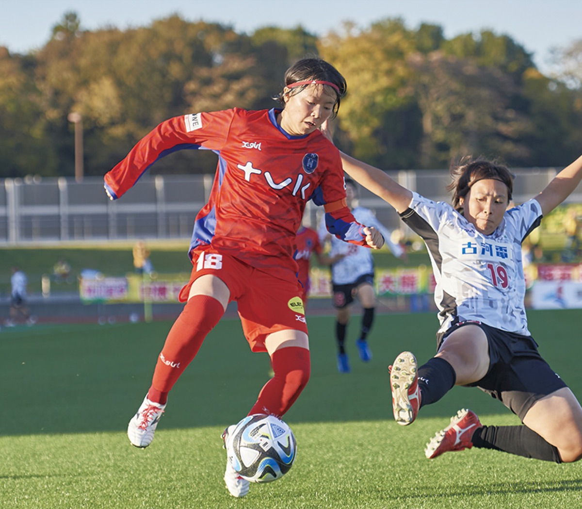 突破力に期待できる榊原選手＝ノジマステラ神奈川相模原提供