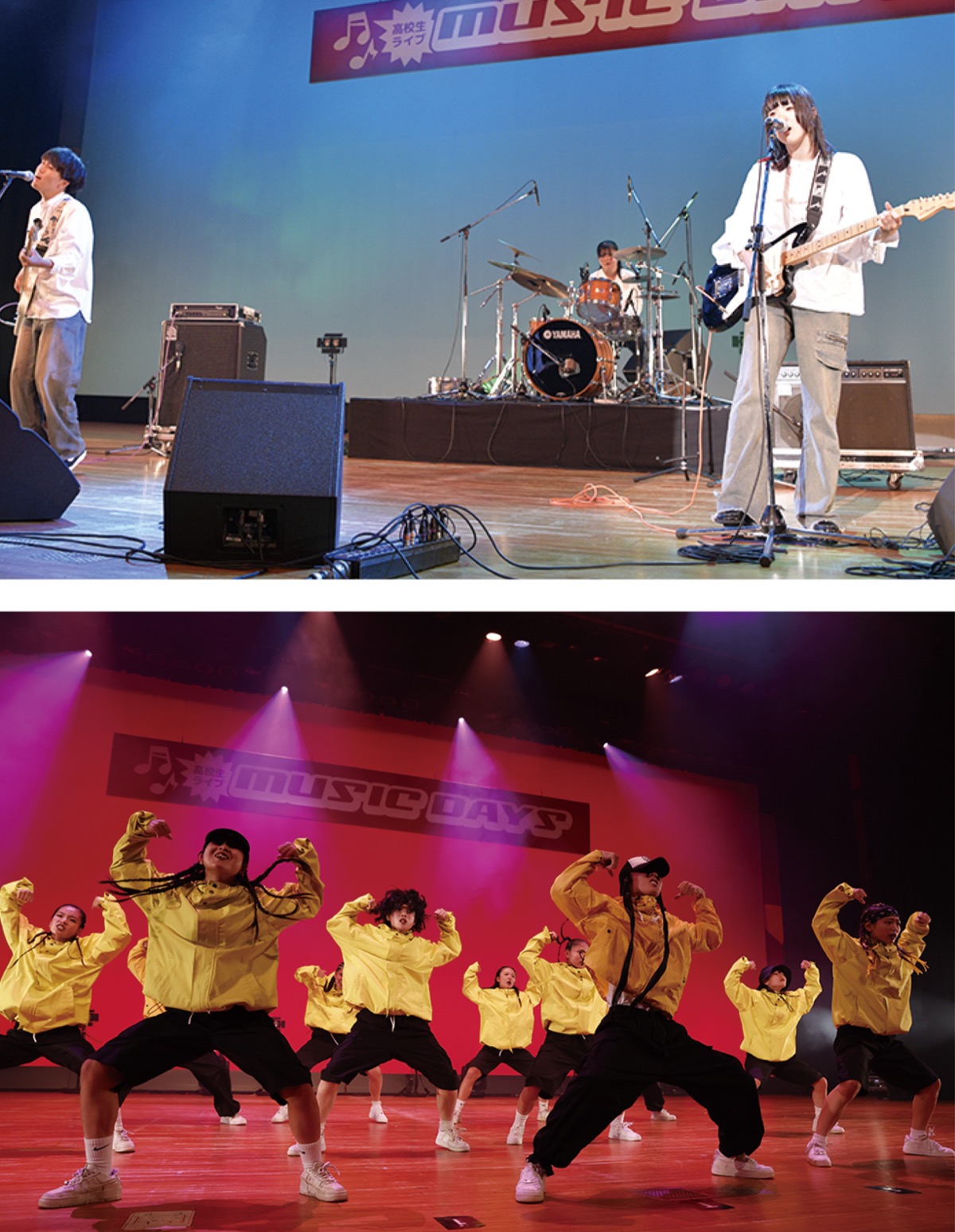 最優秀賞のTRE@SON(上)とbadass