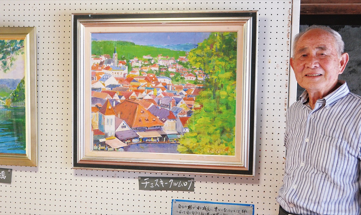 元体育教師・加藤さん初個展 吉野宿ふじや 11月10日まで | さがみはら