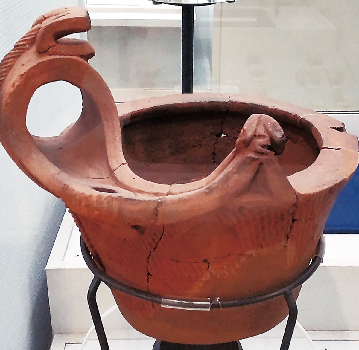 スピリチュアル☆縄文土器イメージ花器。蛇模様 スピリチュアル☆縄文