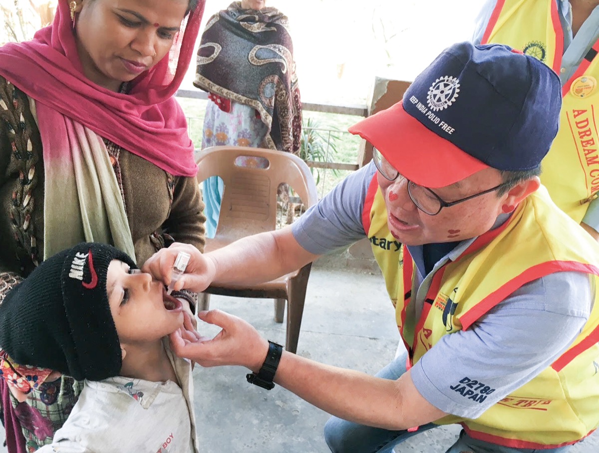 古着をポリオワクチンに