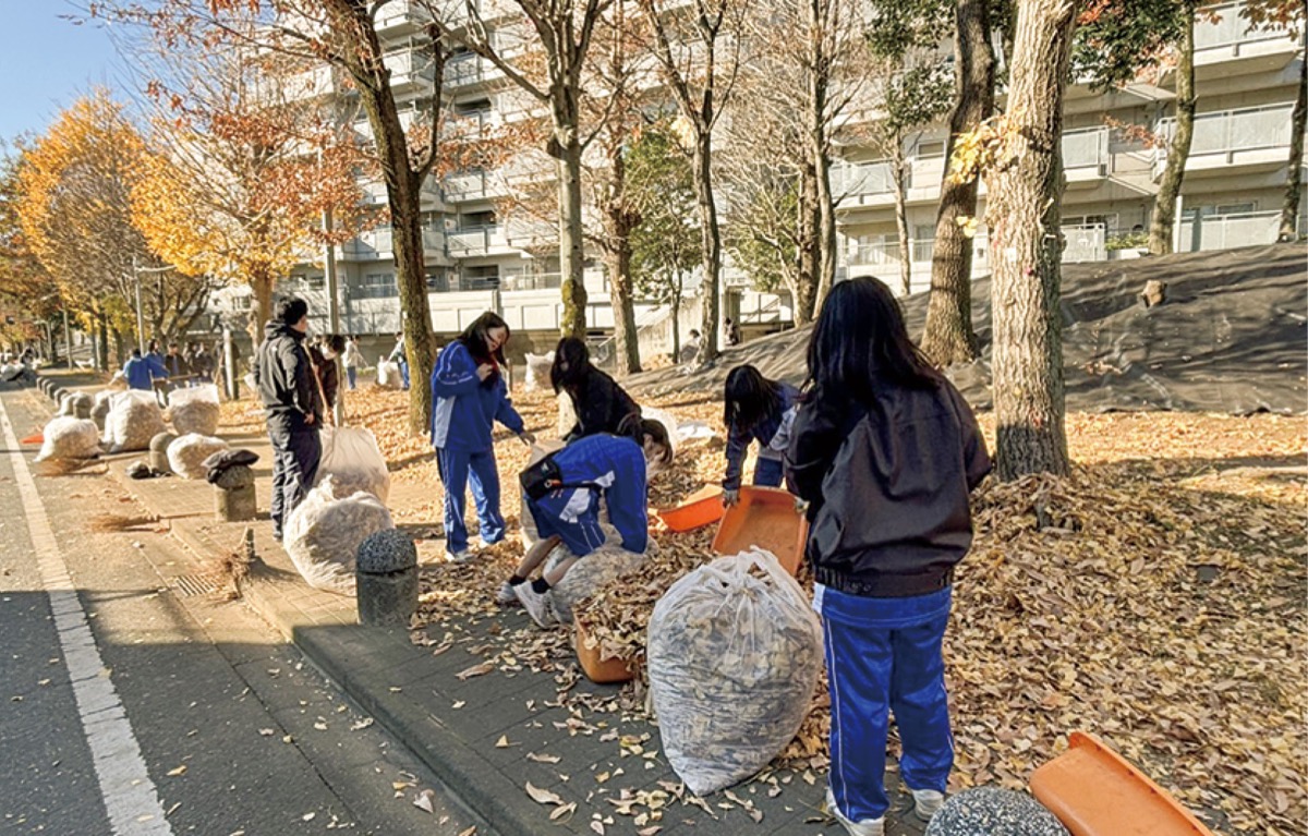 生徒が高齢者支援