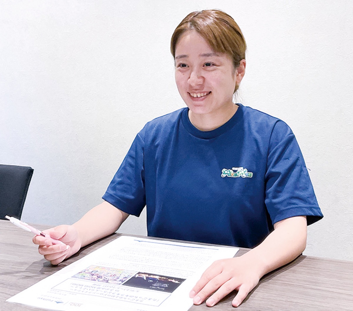 ショーの見どころを話す佐野さん