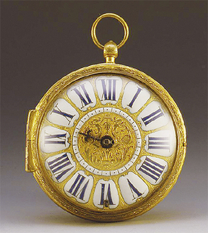 懐中時計　フランス・18世紀町田市立博物館蔵「今でもきちんと動きます」