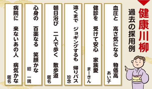 町田市みんなの健康だより Vol.46（2025年3月1日号）で選出された作品