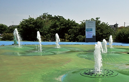 水のあそびばは、昨日からオープン！9/28まで楽しめます(10時〜17時)