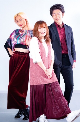 左から、なかとぅさん、宇海さん、岩城さん