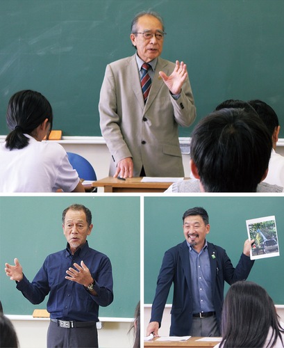 上から時計回りに（順不同・敬称略）森谷孝雄／モリヤ動物病院、足立一郎／（株）足立造園、池田大輔／（株）芳文社