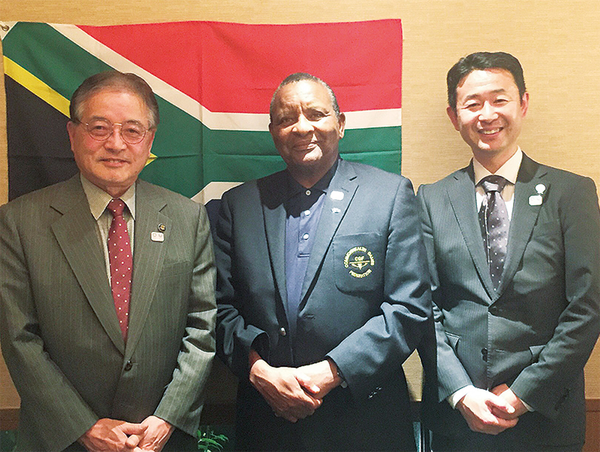 ホストタウンのキャンプ地に