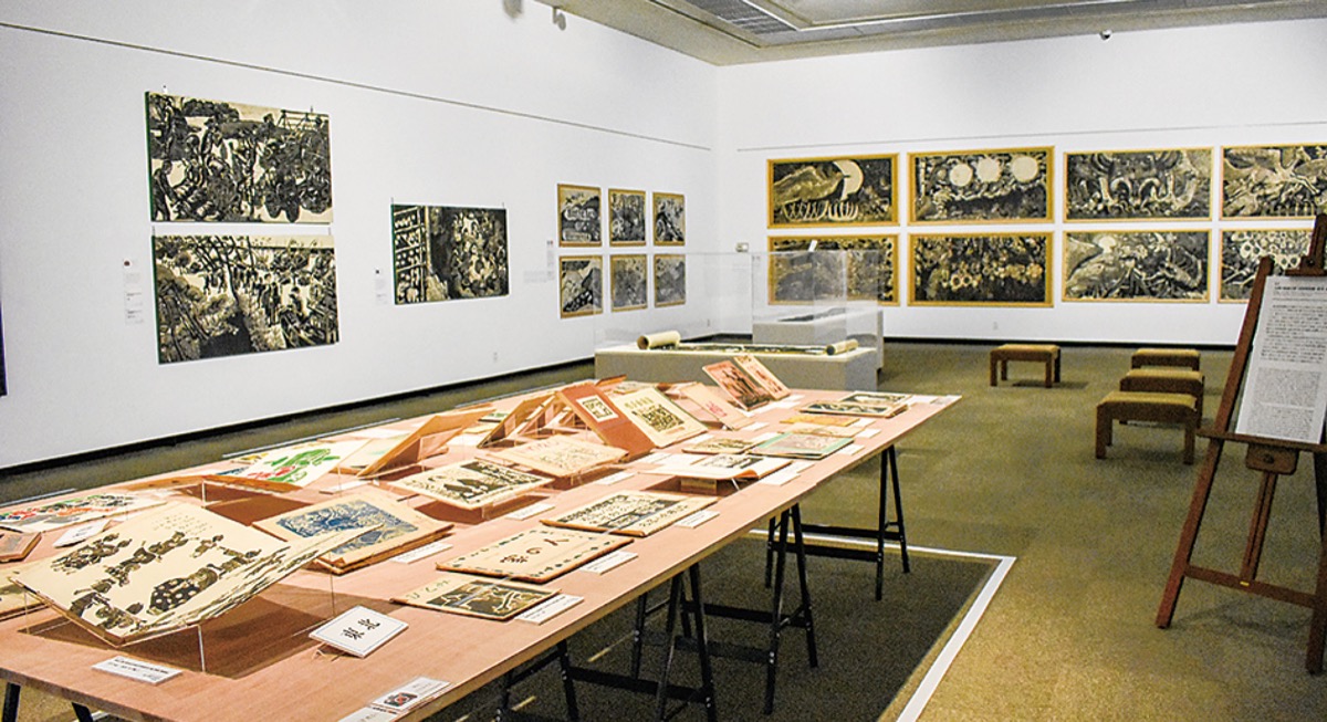 全国の教育版画の作品が一堂に会する展覧会