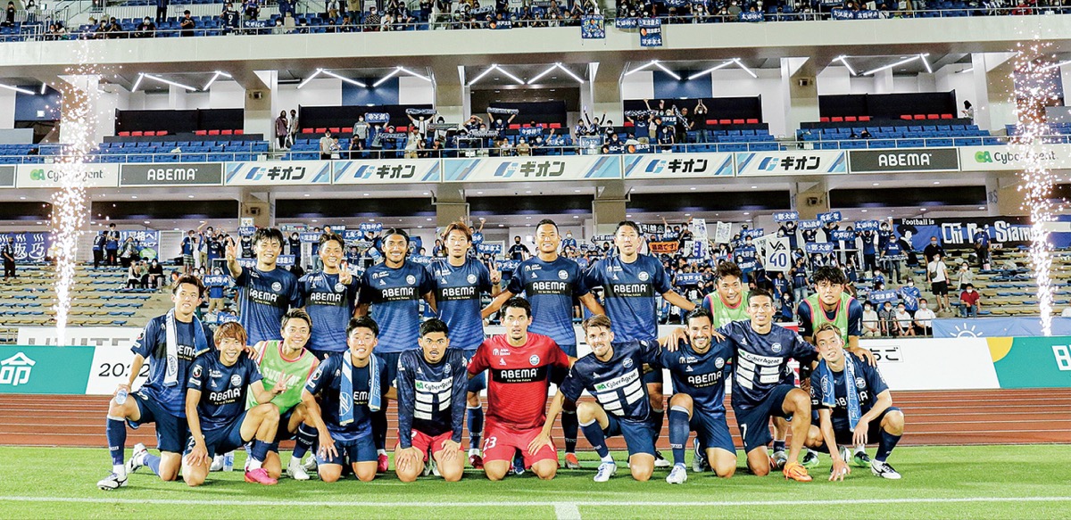 勝利をつかんだゼルビアの選手たち(C)FCMZ