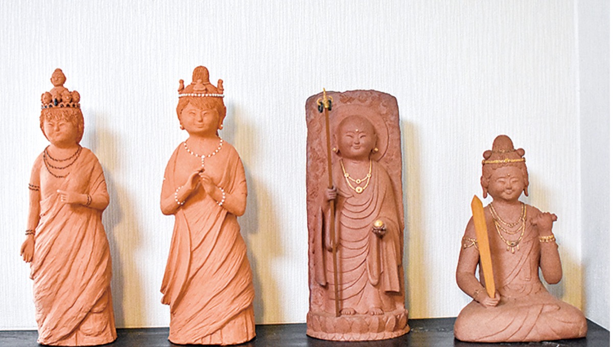 凛とした仏像 陶芸で表現 小川在住 山本鼎三さん | 町田 | タウンニュース