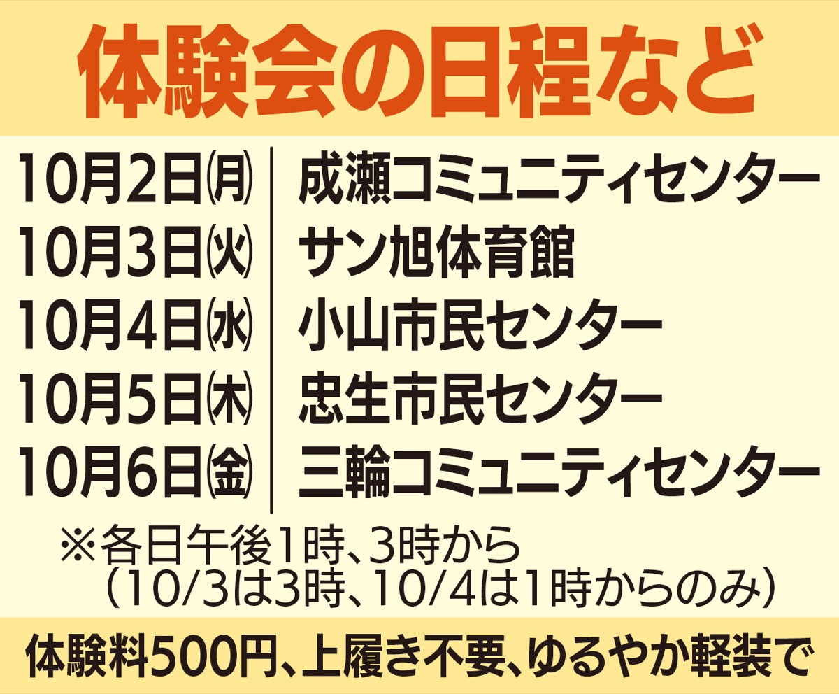 吹き矢健康会｢会員｣募集 (写真2)