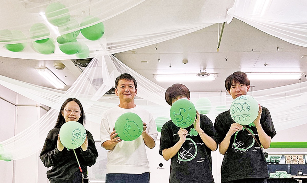 シルクメロン アート作品に