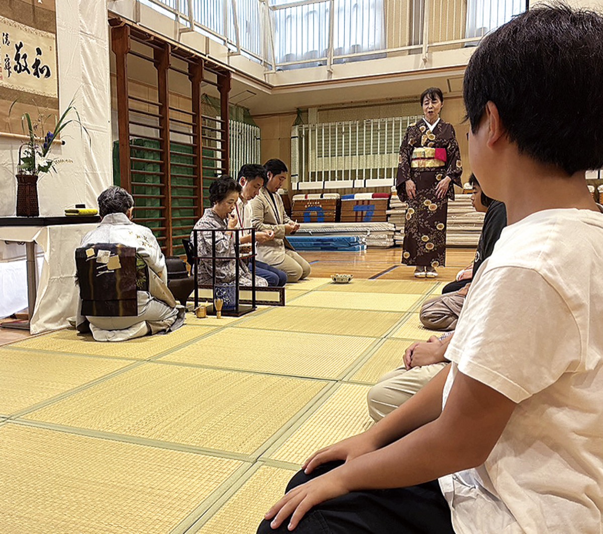 忠生三小生が茶道挑戦
