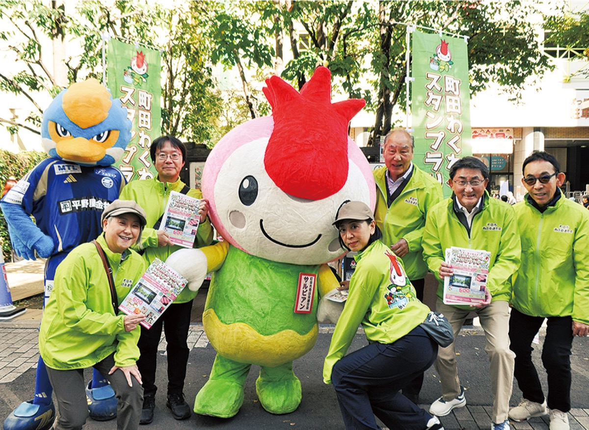 チラシ配りでラリーPR