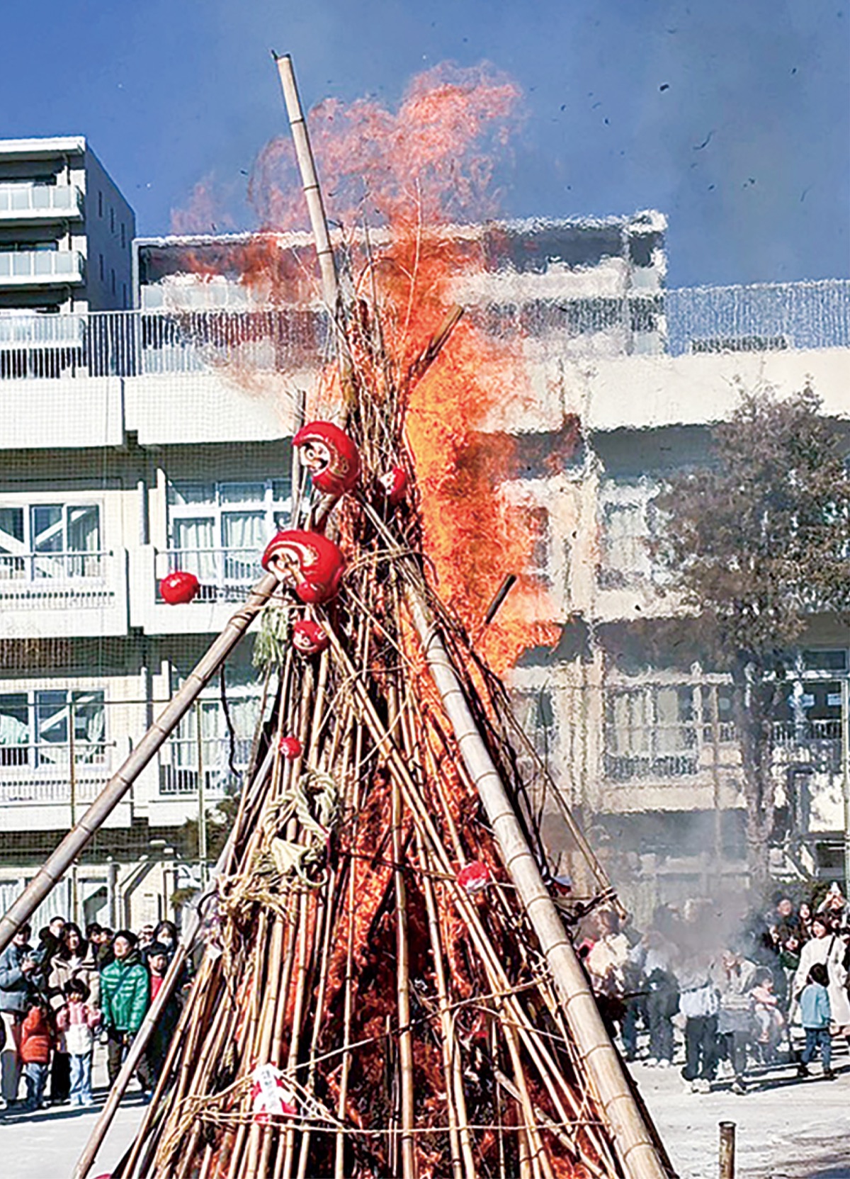各地でどんど焼き
