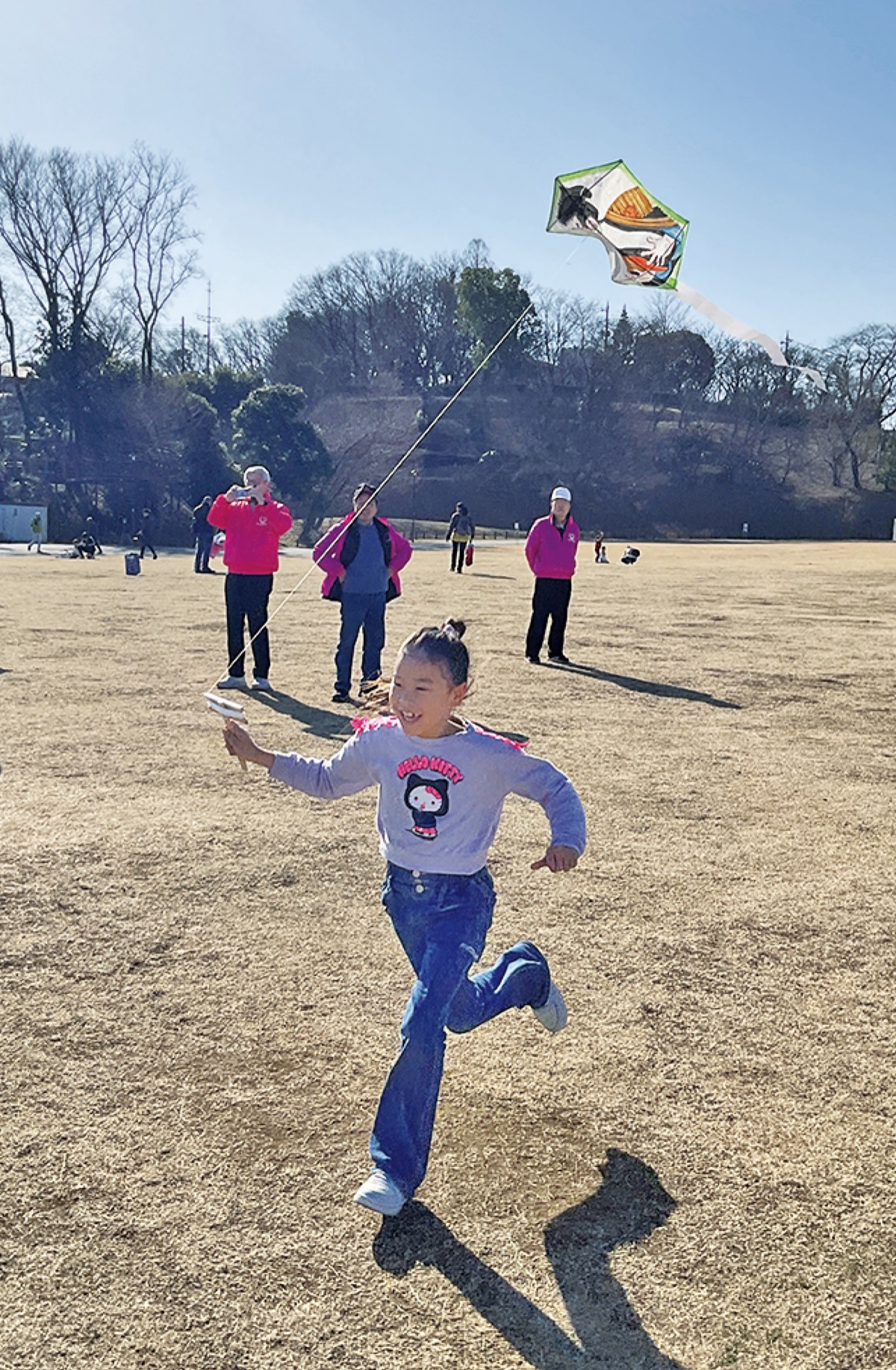 凧揚げで広場活用