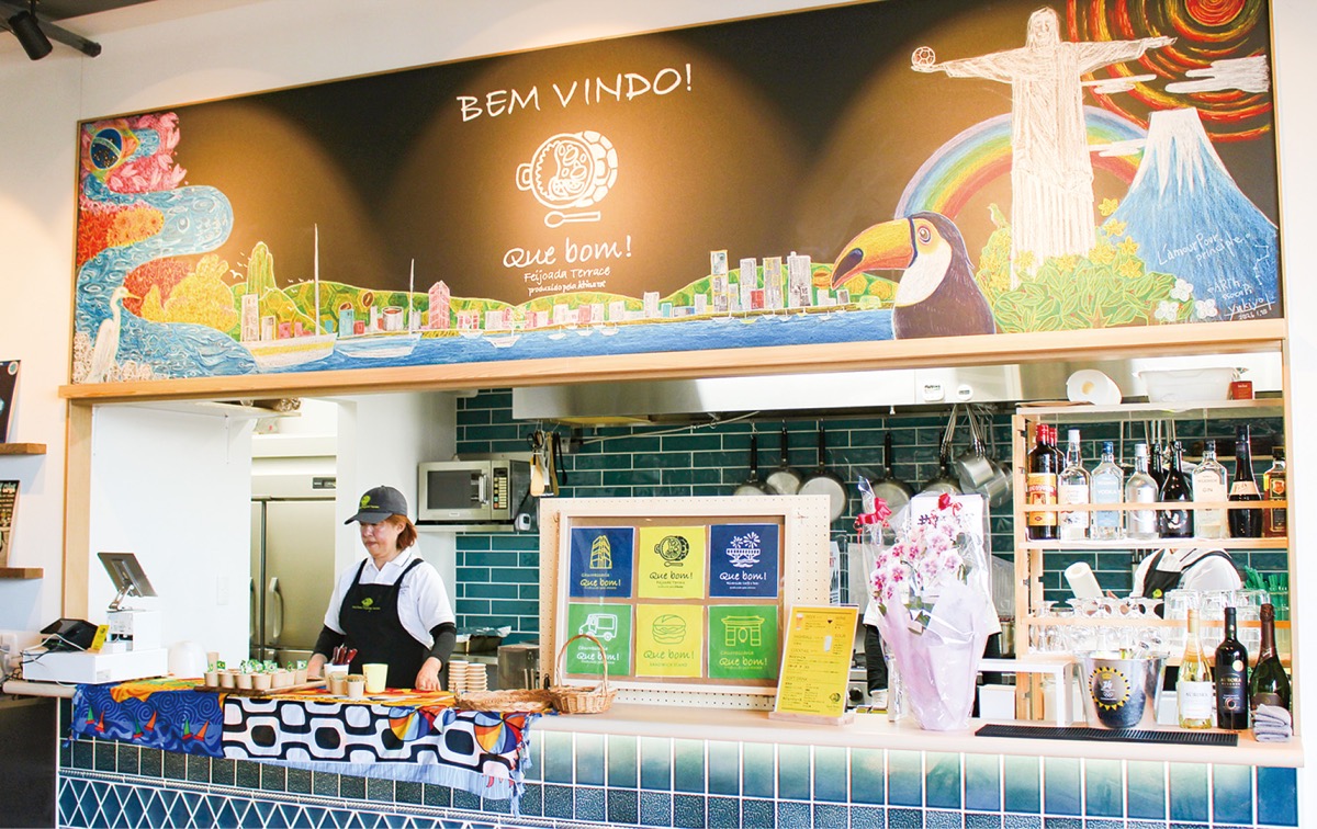 施設内にオープンしたカフェ