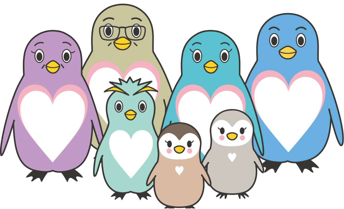 東京都里親制度普及啓発キャラクター「さとぺん・ファミリー」