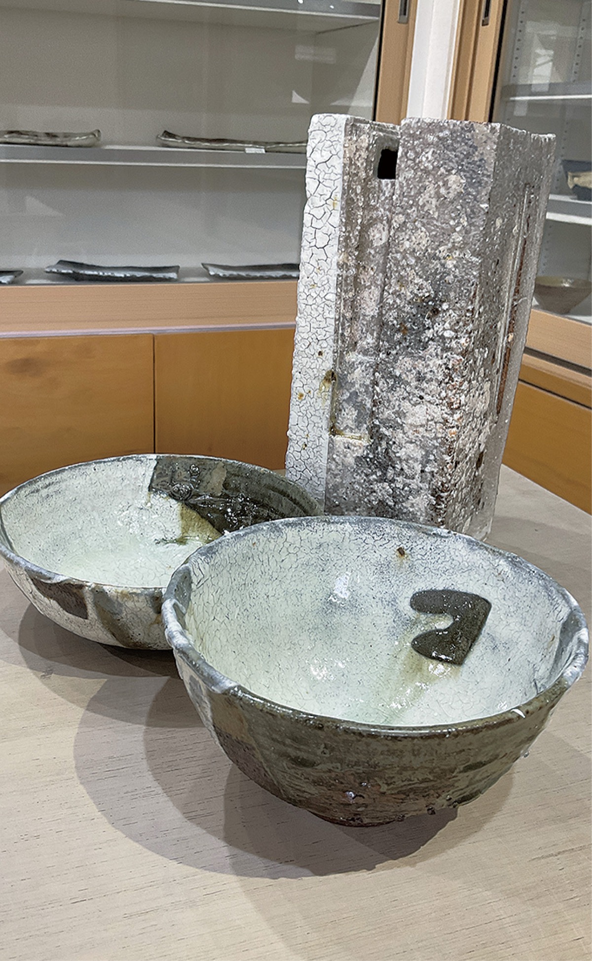 石老山の土で作った陶器