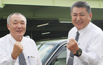 共にクリーンアップを担う舘さん（左）と花崎さん