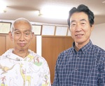 片桐さん（左）と谷口会長