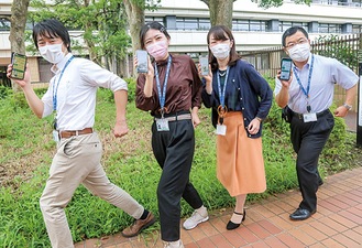 てくポを所管する高齢者いきいき課のスタッフ