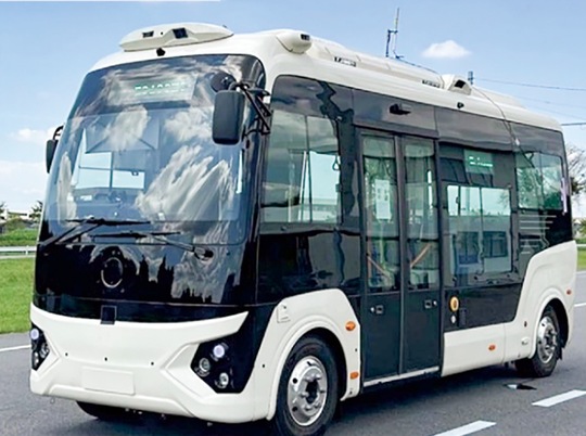 自動運転バスの運行車両イメージ＝市提供