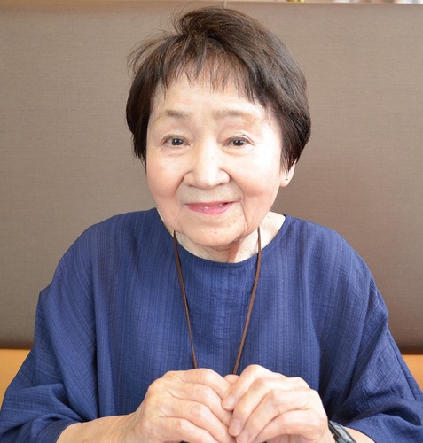 戦時中を振り返る立川冨美代さん