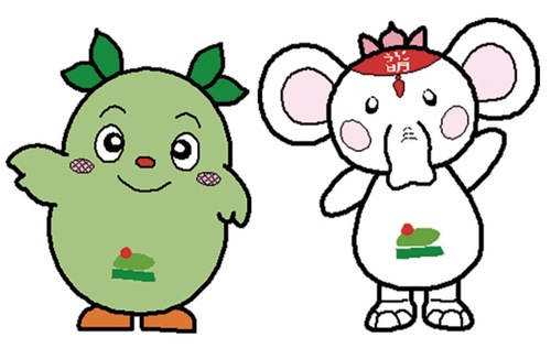 たまりん（左）とひかるん