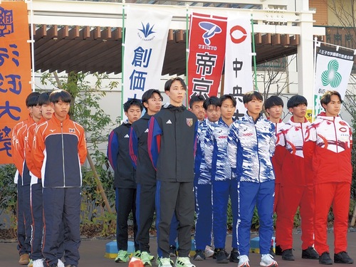 昨年、第101回大会に向けて行われた合同壮行会