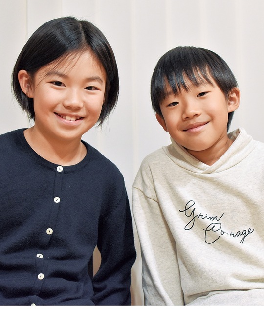 門田あかりさん（左）と直大さん