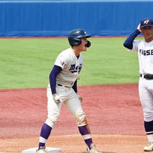 明八と実践がぶつかった準決勝＝明八提供