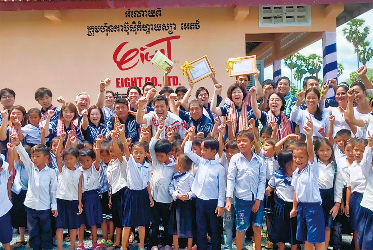 カンボジアに「幼稚園」寄贈