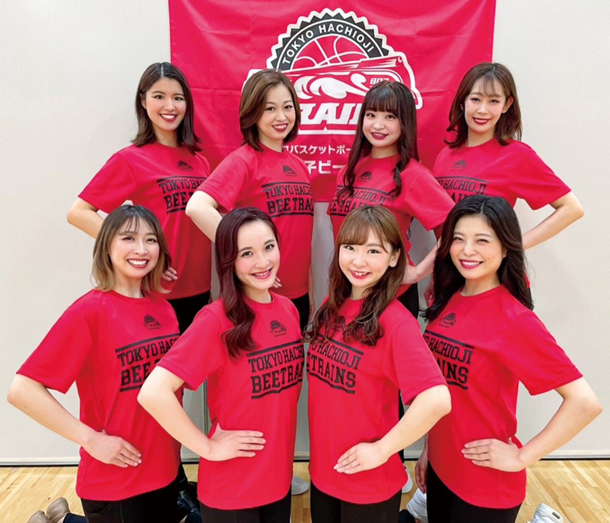 ビートレインズ専属チア レイリーズ 8人で始動 新メンバー5人が加入